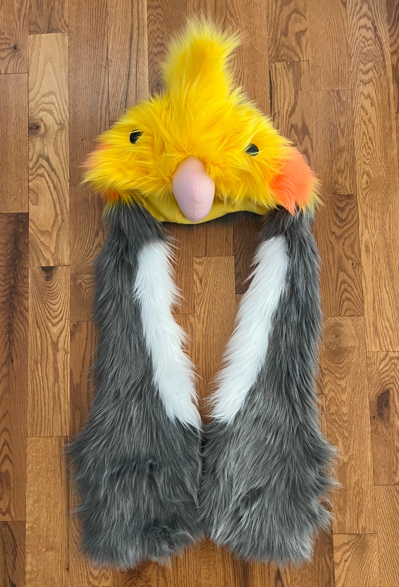 Cockatiel Scoodie Parrot Hood Parrot Costume zdjęcie 4