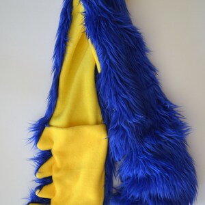 Hyacinth Macaw Scoodie Parrot Hood Parrot Costume image 4