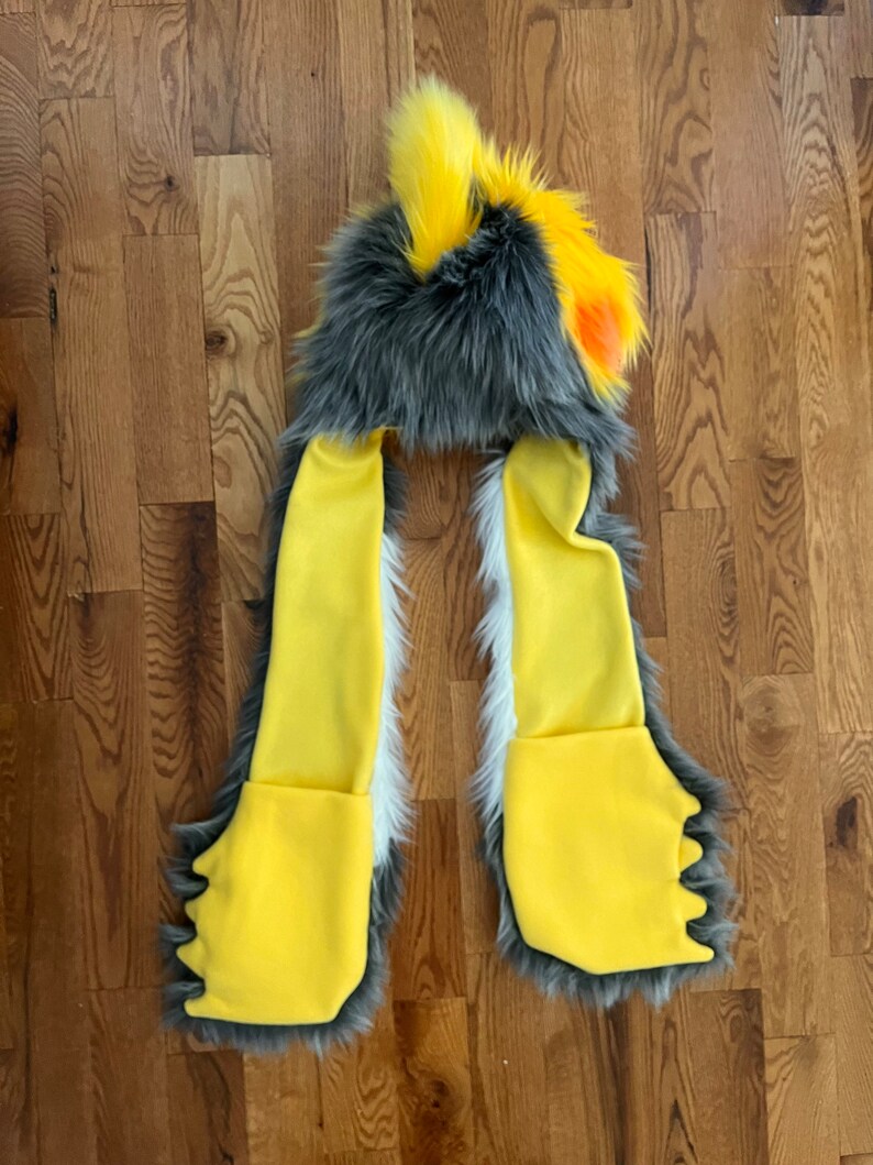 Cockatiel Scoodie Parrot Hood Parrot Costume zdjęcie 6