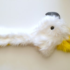 Sulphur Crested Cockatoo Scoodie Parrot Hood Parrot Costume image 5