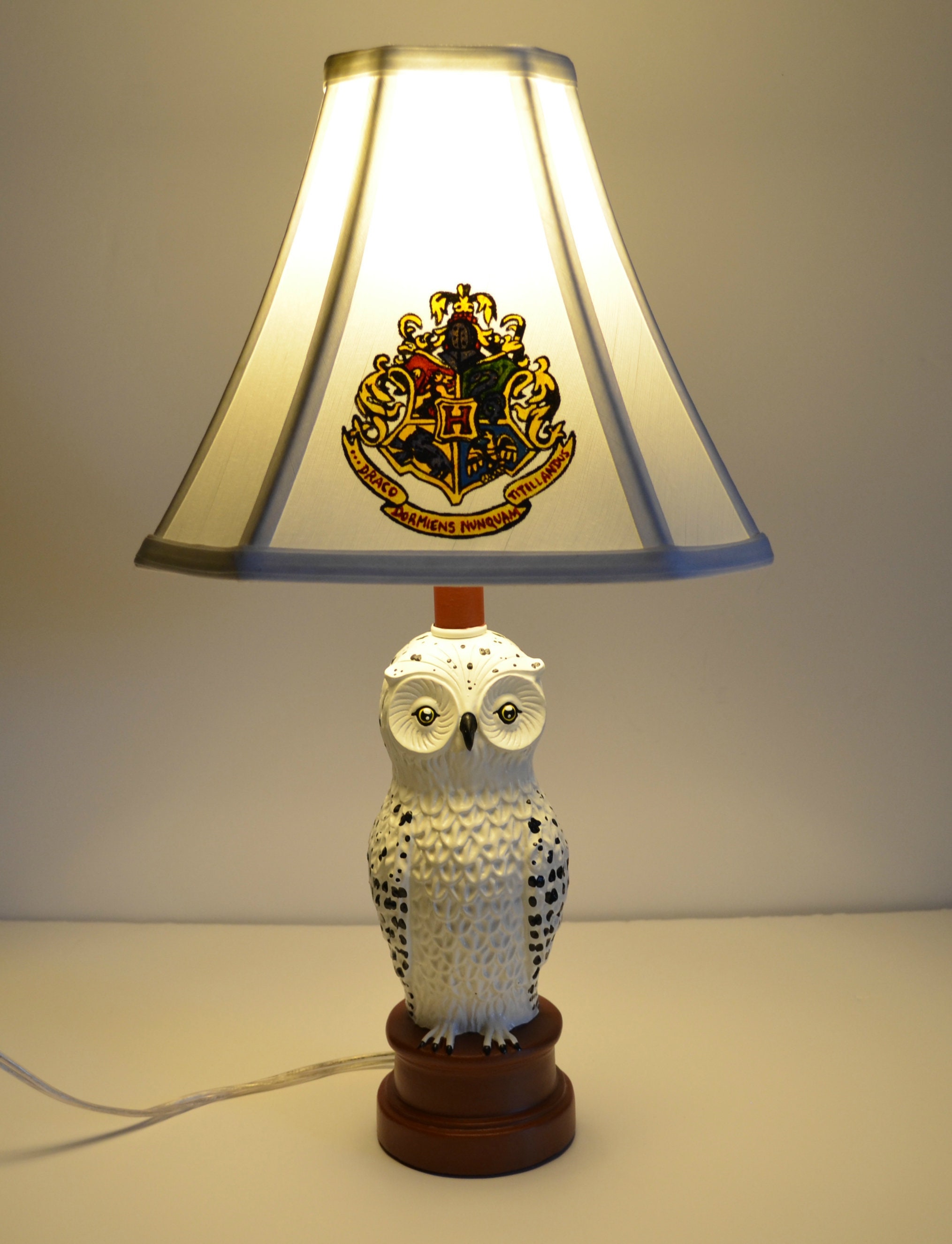 Harry Potter Lamp Hogwarts Crest Etsy