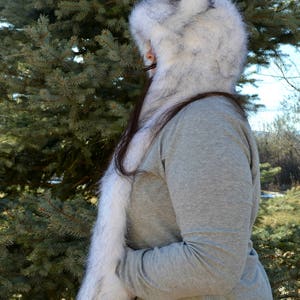 Wolf Scoodie Hood Wolf Hat image 6
