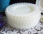 Fenton 8 1 2 quot Silvercrest Plates - White Milk Glass Plates - Set of Six Fenton Milk Glass Plates - Wedding Milk Glass - Vintage Wedding