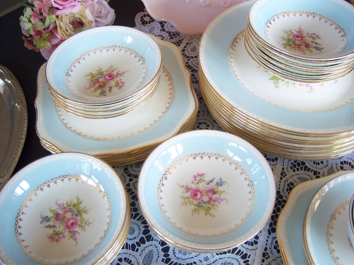 Homer Laughlin Eggshell Chateau Berry Bowls Set of Etsy