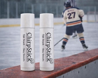 5 piece ChirpStick Hockey Lip Balms – All Natural, Smack Talk Fuel