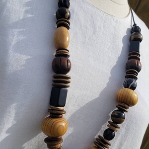 Wooden Safari Necklace