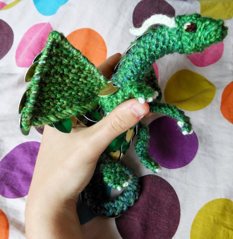 Knit Your Own Baby Scale Mail Dragon image 3
