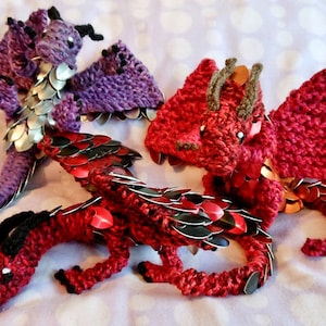 Knit Your Own Baby Scale Mail Dragon image 4