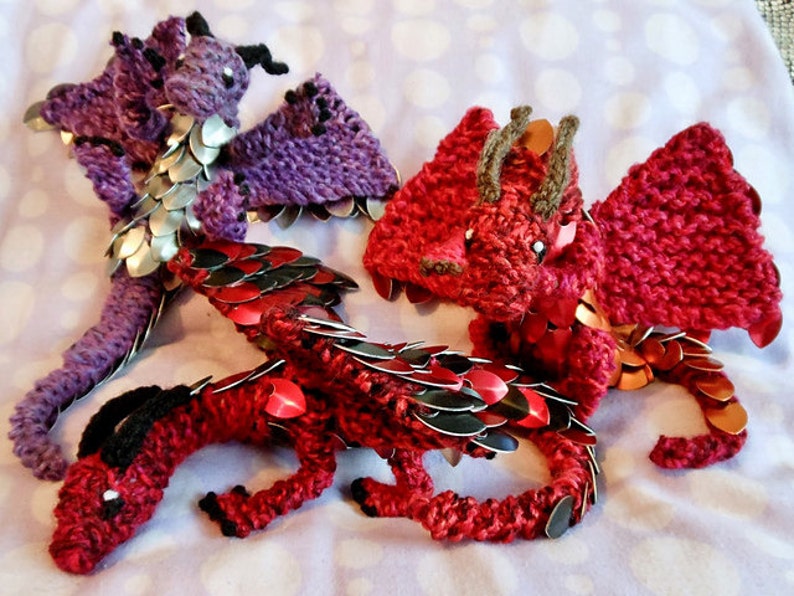 Knit Your Own Baby Scale Mail Dragon image 4