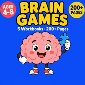 Brain Games for Kids Bundle | Logic Puzzles & Critical Thinking PDF