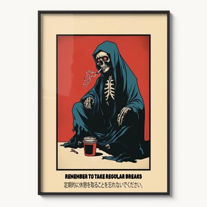 Dopamine Decor Fun Quote Poster: Edgy Poster Japanese Text Art