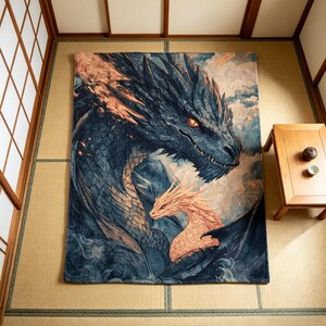 Tairn Andarna Dragon Blanket, Fourth Wing Bookish Throw, Fantasy Reader Gift image 7
