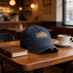 Montana State Bobcats 2025 FCS National Champions-hoed, gewassen katoenen vaderpet