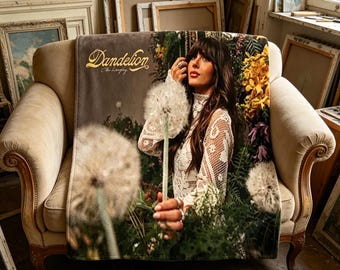 Ella Langley Collage Blanket Soft Throw, Thoughtful Concert Gift