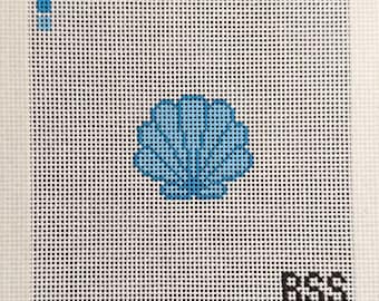 Sea Shell Needlepoint Canvas (14 Mesh) - Hand Painted