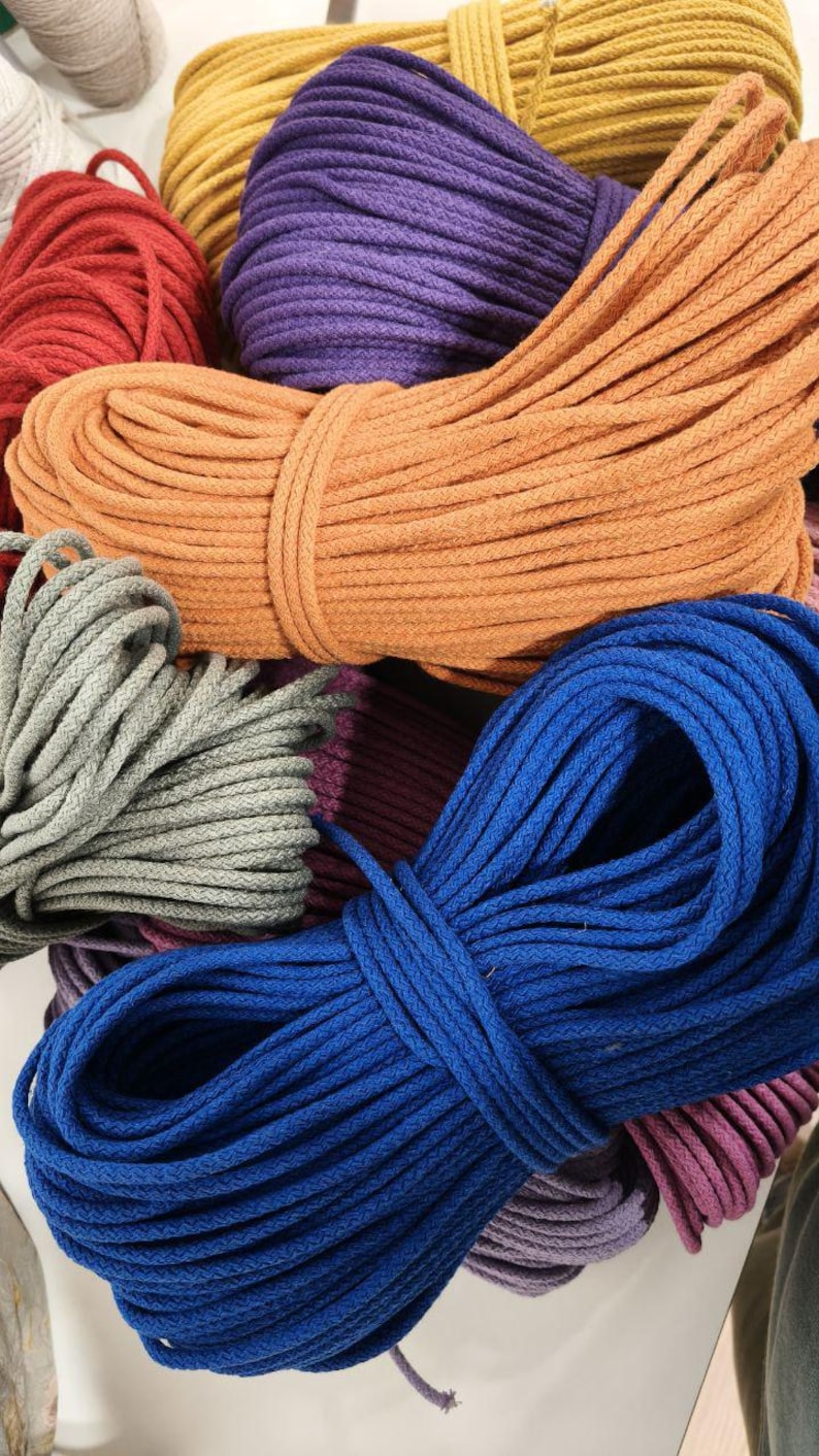 5.5mm Cotton Cord: Eco-friendly Sewing Rope for Baskets & Crafts - Etsy