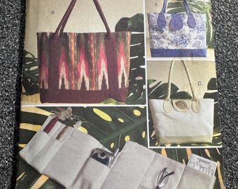 Vogue Sewing Pattern #V8376 Accessories Totes and Organizers