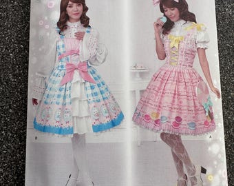 Simplicity #8444 Women's Anime Dress Costume by Andrea Schewe Sewing Pattern Sizes 12-20 (Bust 34-42")