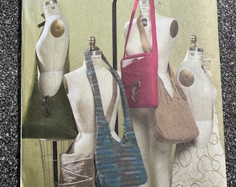 Vogue Sewing Pattern #V8274 Accessories- Purse Cross Body Shoulder Bags in Four Styles