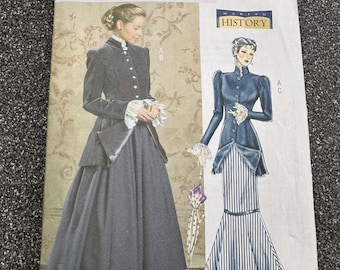 Butterick #B4954 Historic Misses Early 20th Century Costume Jacket and Skirt Sizes 8-14 (Bust 31-36")