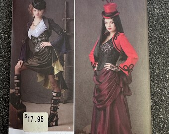 Simplicity #1819 Women's Steampunk Costume Sewing Pattern by Theresa Laquey Sizes 14-22 (Bust 36-44")