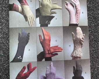 Vintage Vogue #V8311 Sewing Pattern Women's Gloves in Eight Styles Sizes -7" to 9"