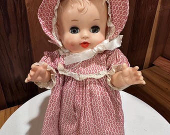 Boneca vintage SunBabe So-Wee dos anos 50, Ruth E. Newton, 23 cm (9 polegadas)
