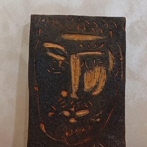 Picasso plate (1881–1973) Hand Painted Studio Pottery, Mid-Century Decorative Art