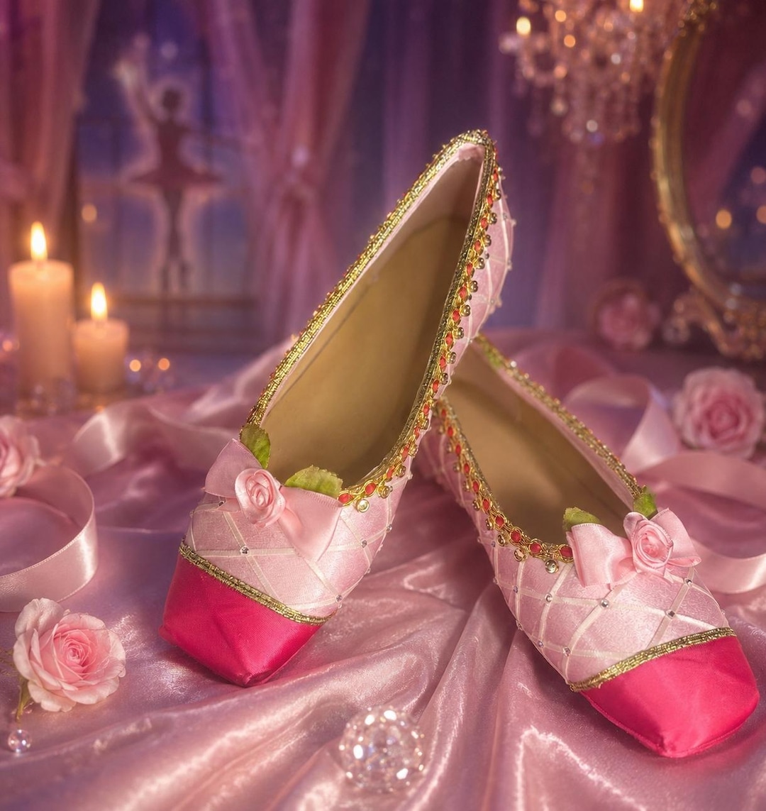 ステファン・マーチンエアー、【Will you be my Princess?】 12 Dancing Princess Ballerina Shoes: Princess Genevieve Slippers