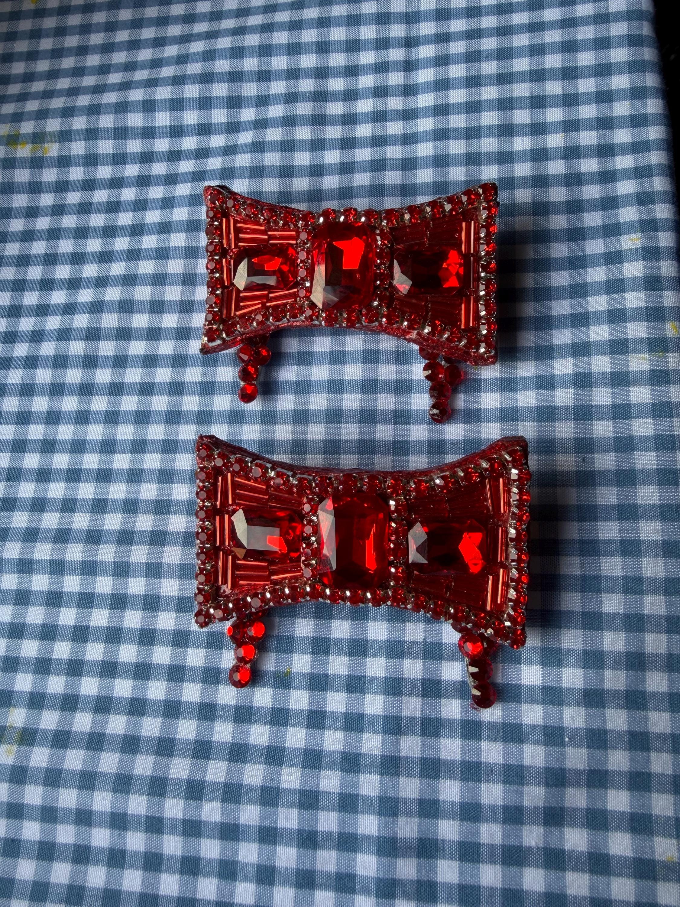 Ruby Slipper Bow. Keychain, Barrette,hair Clip and More. - Etsy