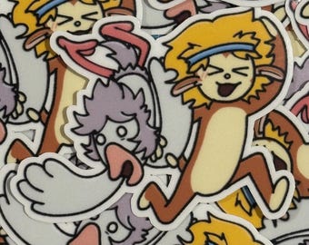 Pegatina de Matt y Bird Break Loose