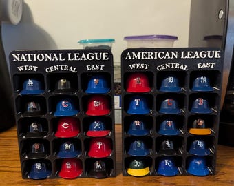 3D Printed MLB Standings Board Shelf – Fits Rawlings Mini Baseball