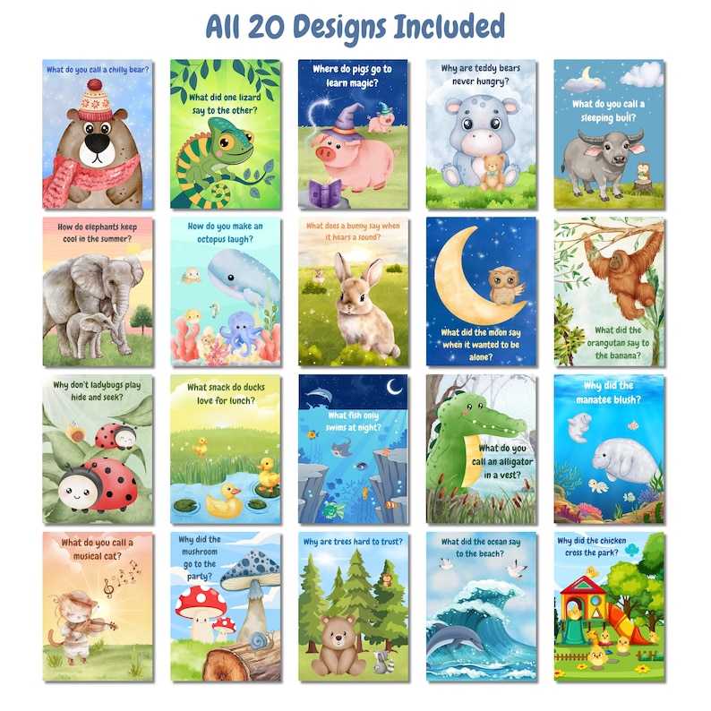 Funny Jokes Lunch Box Notes for Kids | School Lunch Surprises - Etsy