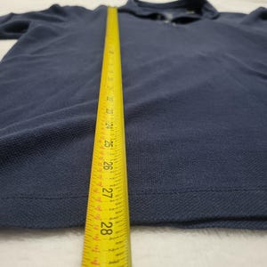 Tommy Bahama Vintage ThermalHenley Polo Mens Long Sleeve SILK Blend Navy Large image 7