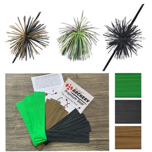 12 pc Pro Pack CAMO Bow String Silencer Silencers Cat Whisker Rubber Archery Recurve Compound Crossbow