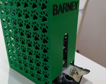 Personalised/ customised Cat food pouches storage / dispenser unit