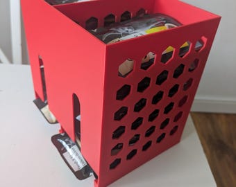 Double size cat food pouch dispenser/ storage unit