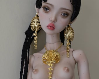SOLD Limited Anniedollz 1/4 BJD Skeleton Chest Jewelry Popovy Sisters