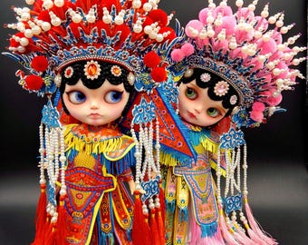 PO Anniedollz Peking Opera Custom Blythe