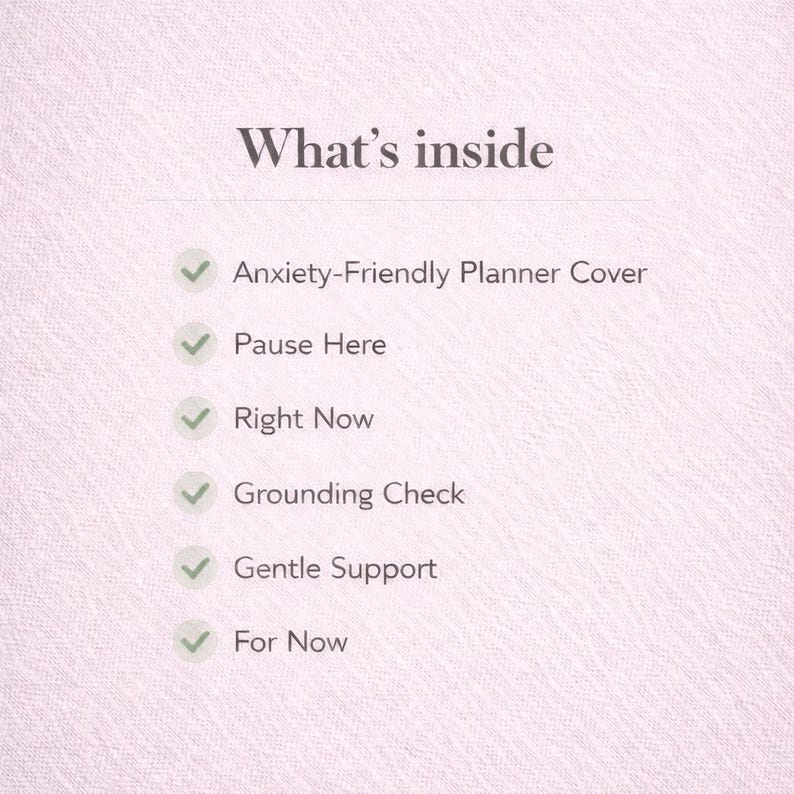 Anxiety Planner Printable PDF | Overthinking & Racing Thoughts Journal ...