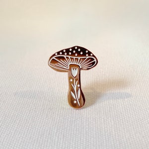 Mushroom Lapel Pin