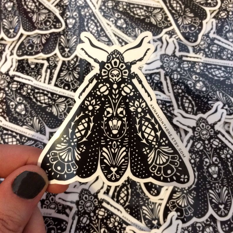 Moth Sticker image 2