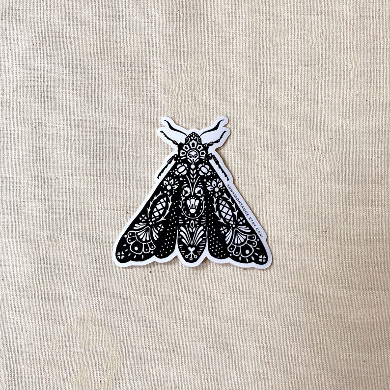 Moth Sticker image 1