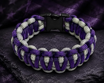 University True - King Cobra Doubke Weave | Paracord Bracelets Handmade | Custom Colors | Military & Tactical Style | Durable Gear