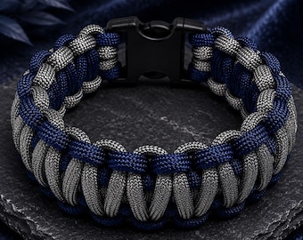 Steel Resolve - King Cobra Double Weave | Paracord Bracelets Handmade | Custom Colors | Military & Tactical Style | Durable Gear