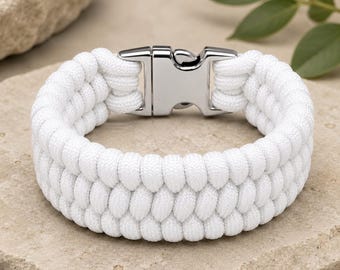 Glacier Edition - Trilobite Weave | Paracord Bracelets Handmade | Custom Colors | Military & Tactical Style | Durable Gear