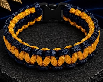 Guardian Gold | Paracord Bracelets Handmade | Custom Colors | Military & Tactical Style | Durable Gear