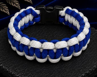 Blue Falcon | Paracord Bracelets Handmade | Custom Colors | Military & Tactical Style | Durable Gear