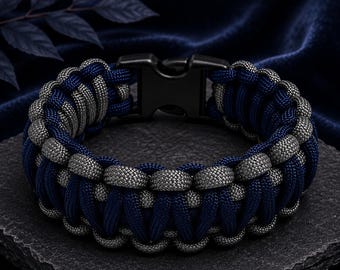 Silent Guardian - King Cobra Double Weave | Paracord Bracelets Handmade | Custom Colors | Military & Tactical Style | Durable Gear