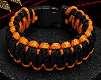 Soldier’s Creed - King Cobra Double Weave | Paracord Bracelets Handmade | Custom Colors | Military & Tactical Style | Durable Gear